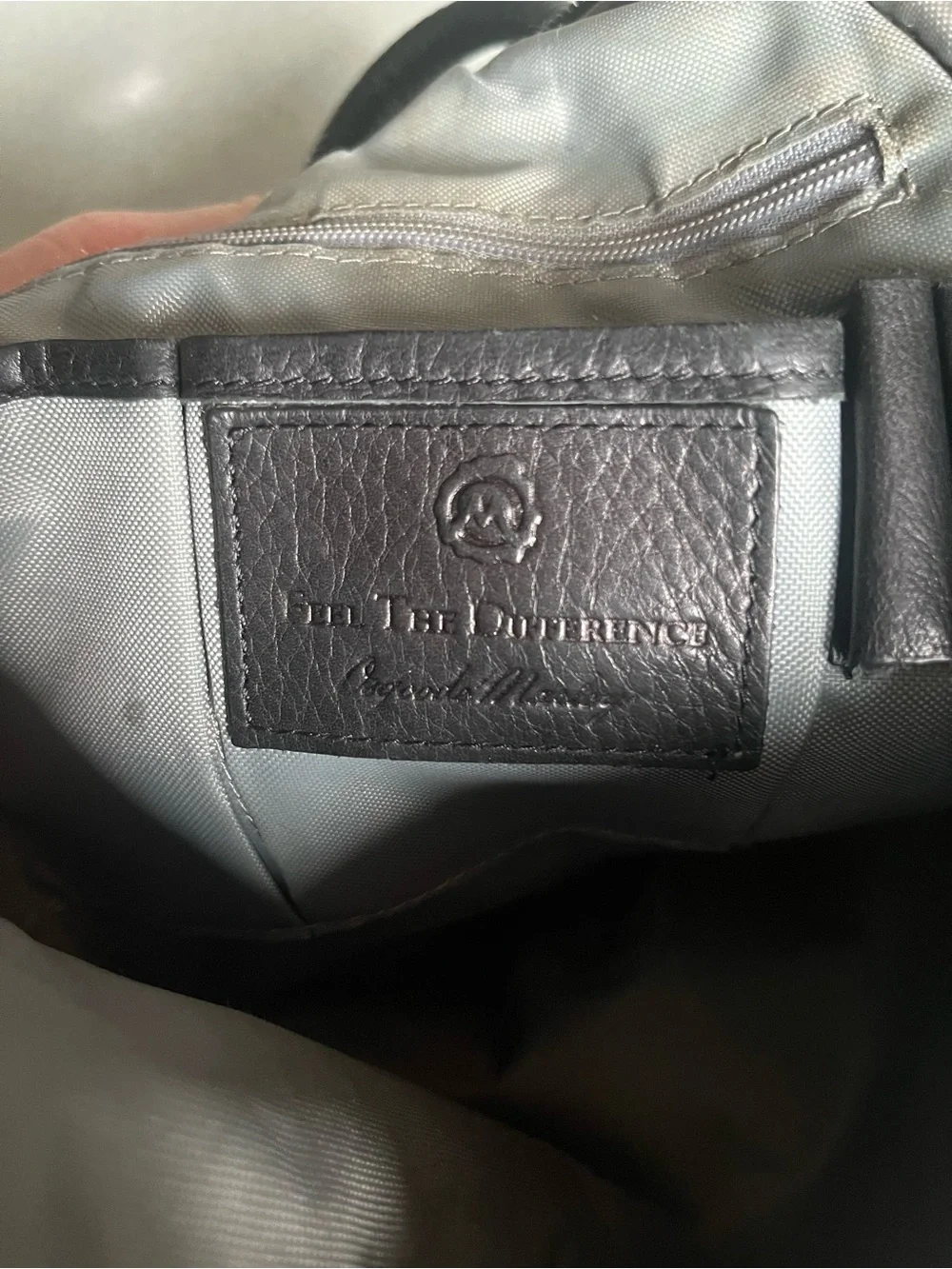 Vintage Osgoode Marley Black Leather Compact Backpack — Everyday Carry